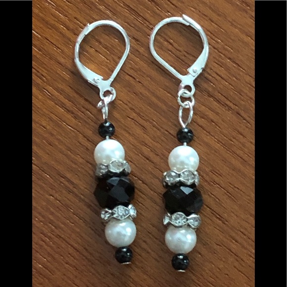 Just For Fun Jewelry Black Tie Affair Earrings Poshmark